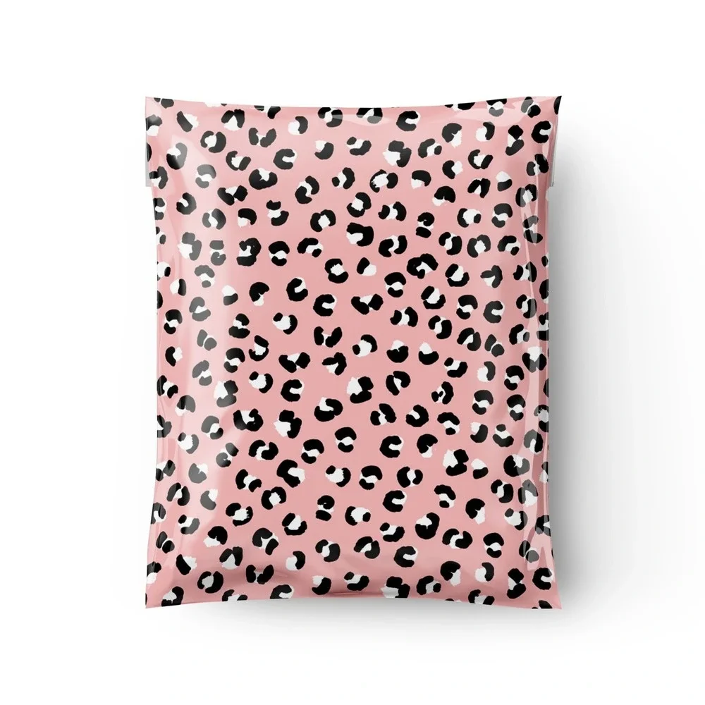 Pink‎ Leopard Poly Mailers 10x13 Inch 100 Pack Shipping Supplies Animal Print